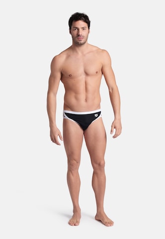 ARENA Athletic Swim Trunks 'ICONS' in Black