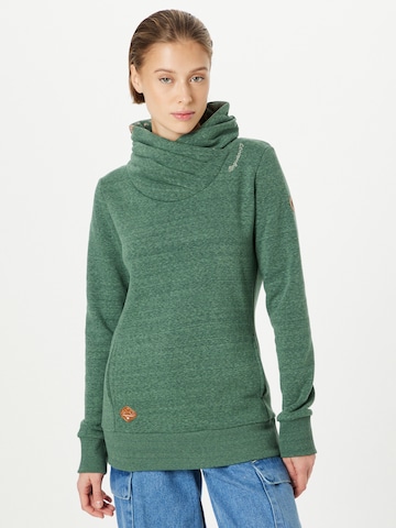 Ragwear Sweatshirt 'ANABELKA' in Groen: voorkant