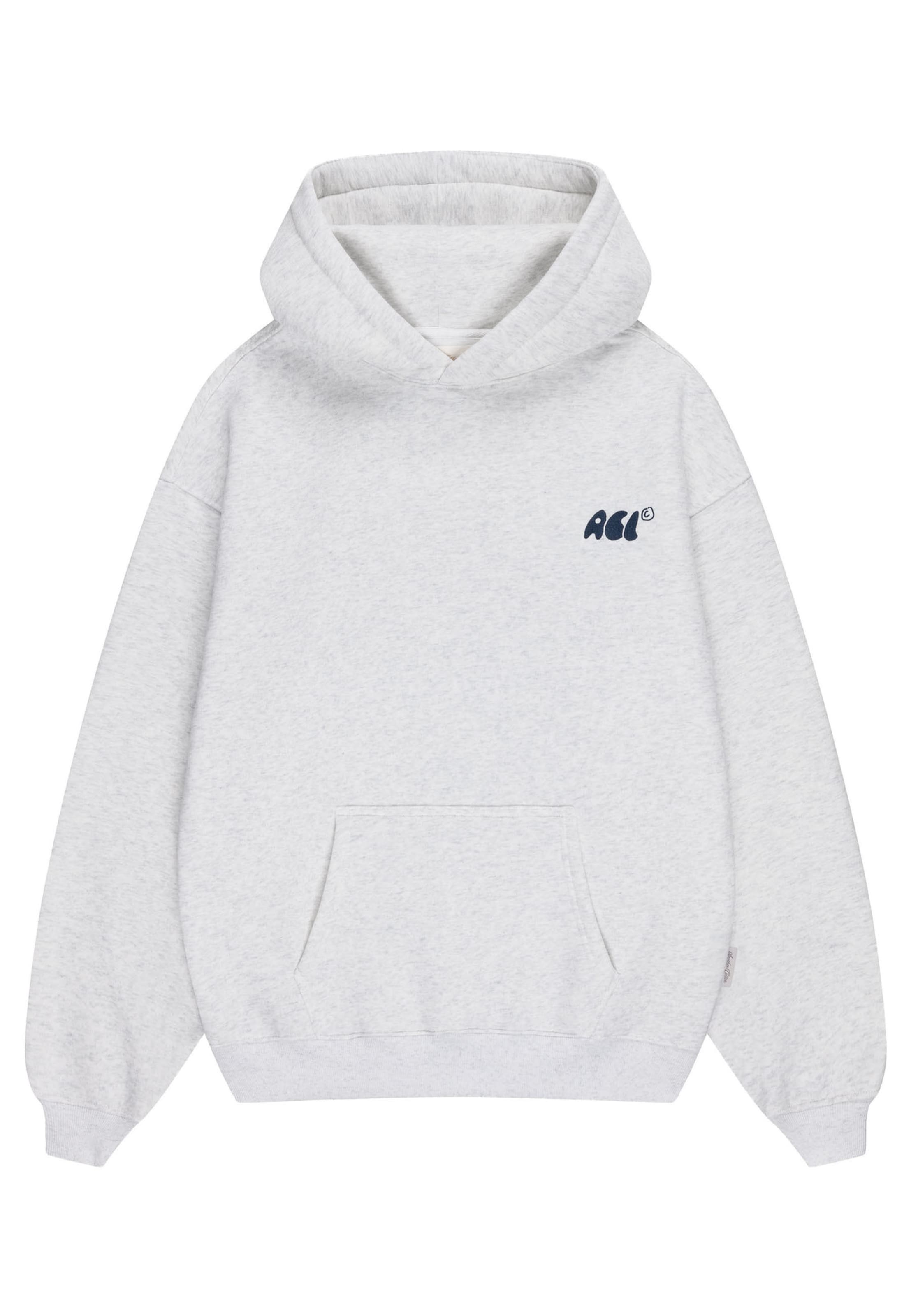 Felpa 'Another Corner' di Another Cotton Lab in grigio: frontale