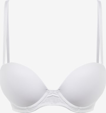 Soutien-gorge Trendyol en blanc : devant