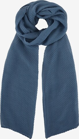 TOM TAILOR Scarf in Blue: front