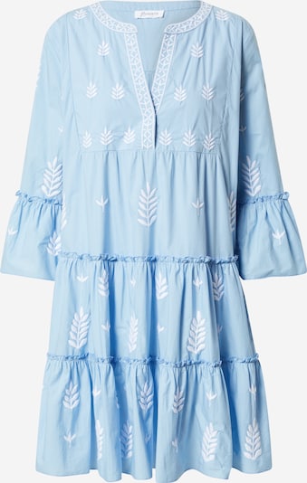 Rochie 'Embroidered' Flowers for Friends pe albastru deschis / alb, Vizualizare produs