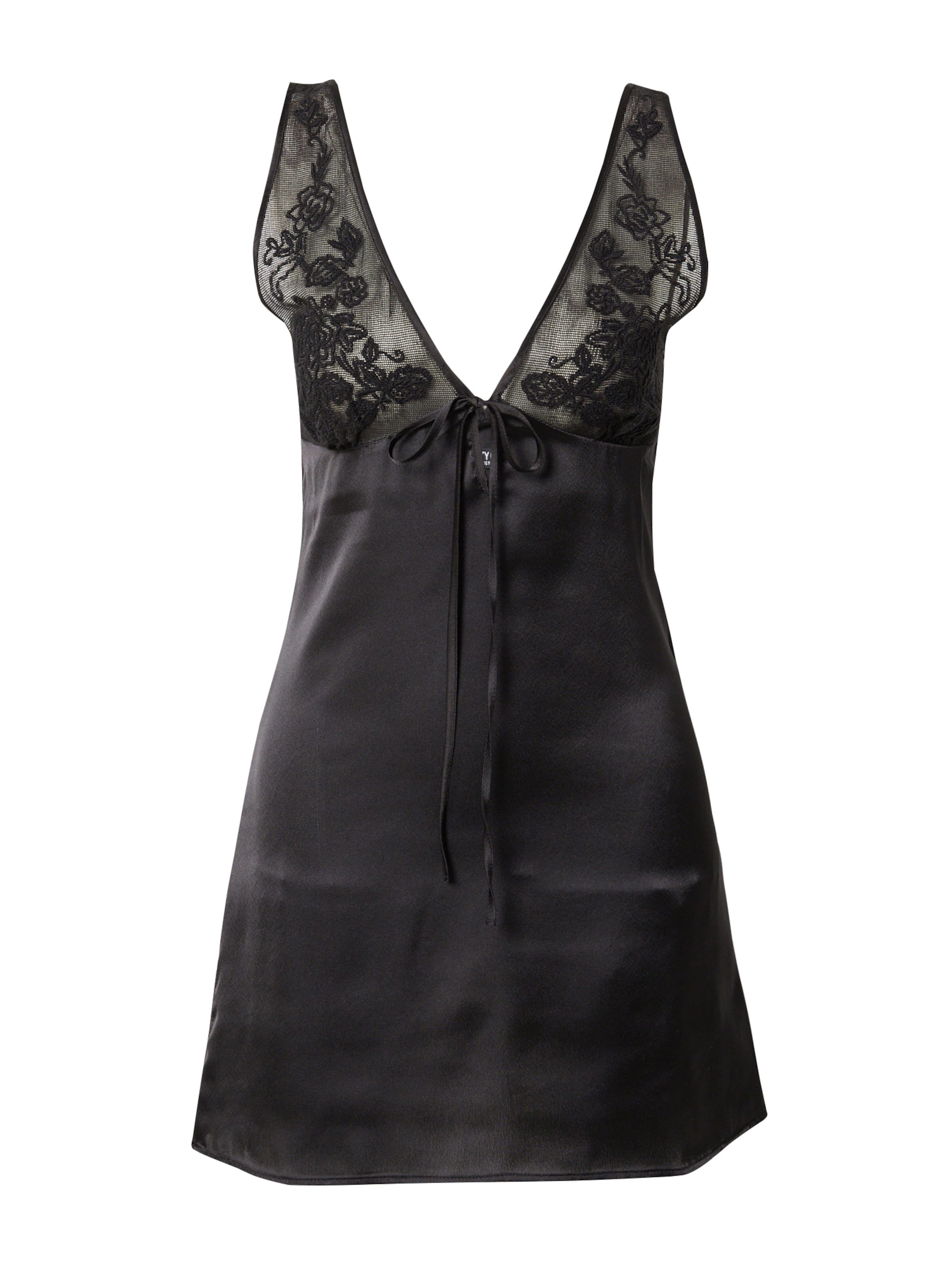 Nasty Gal Φόρεμα σε μαύρο: μπροστά