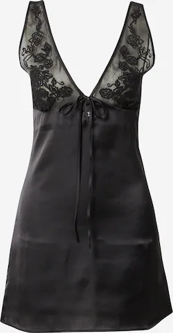 Nasty Gal Obleka | črna barva: sprednja stran