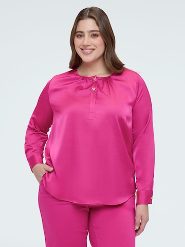 Fiorella Rubino Blouse in Roze: voorkant
