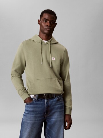 Calvin Klein Jeans Свитшот в Зеленый: спереди