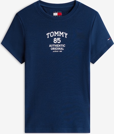 Marškinėliai iš Tommy Jeans, spalva – tamsiai mėlyna / balta, Prekių apžvalga