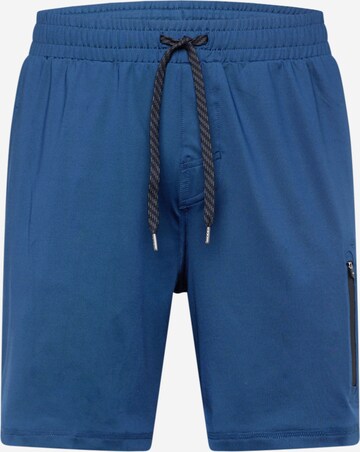 Regular Pantalon de sport SKECHERS en bleu : devant