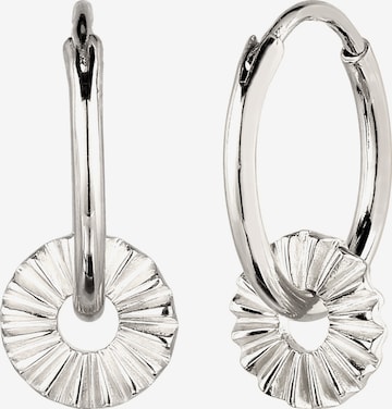 Boucles d'oreilles 'Sun' ELLI en argent : devant