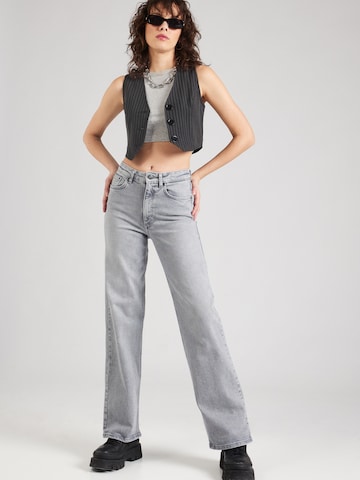 Wide leg Jeans 'JUICY' di ONLY in grigio