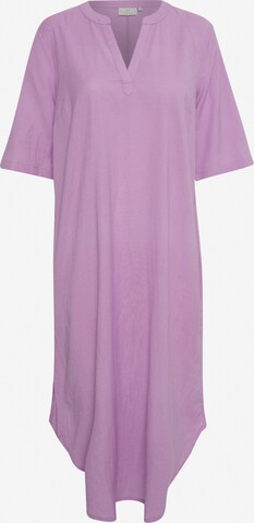 Robe-chemise 'Majse' Kaffe en violet : devant