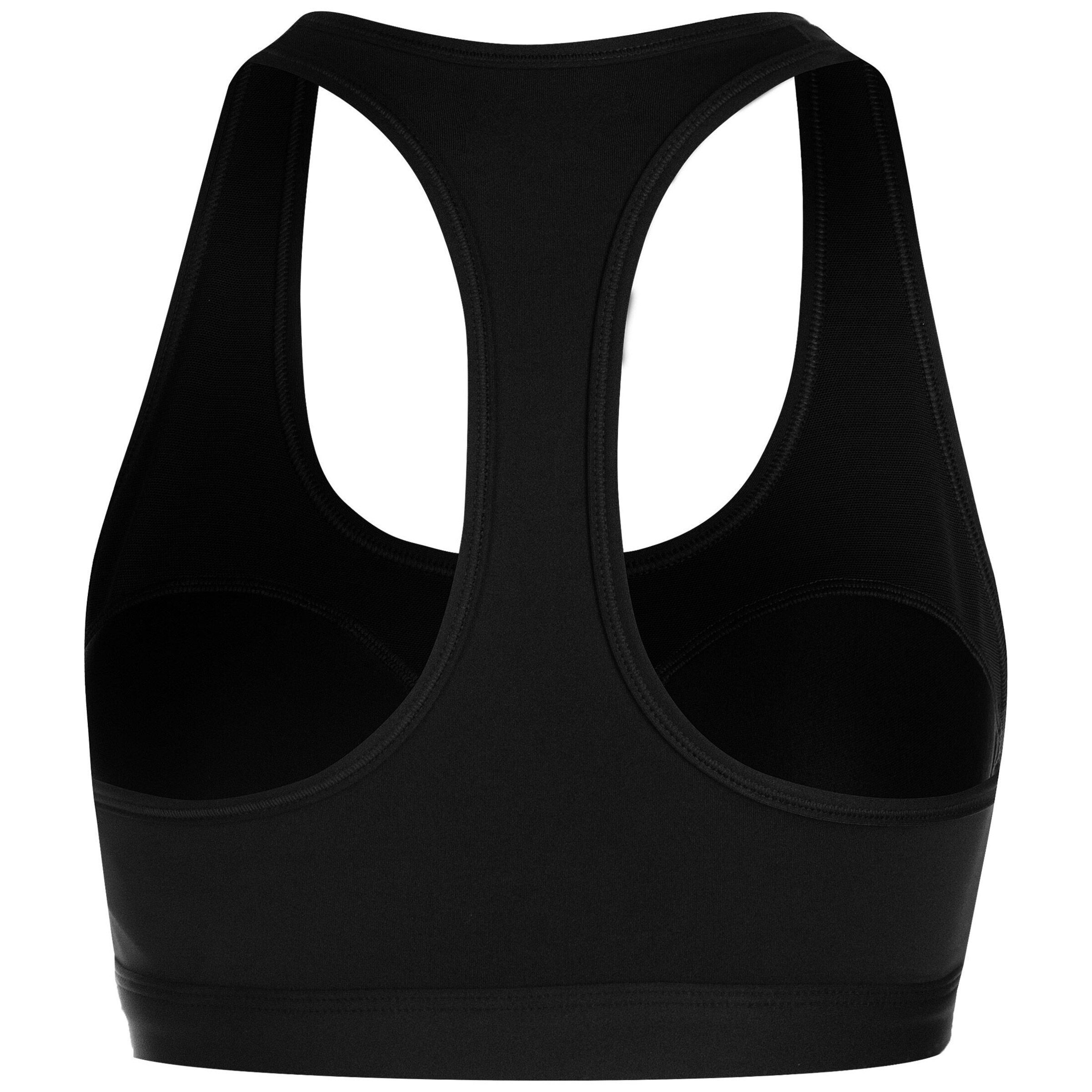 NIKE Bustier Sportmelltartók - fekete