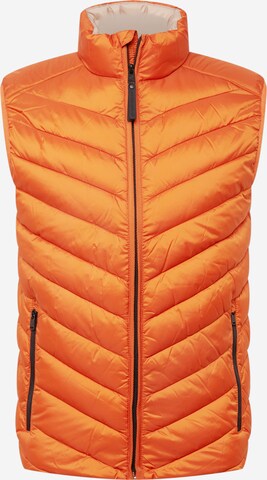 TOM TAILOR Vest in Orange: front