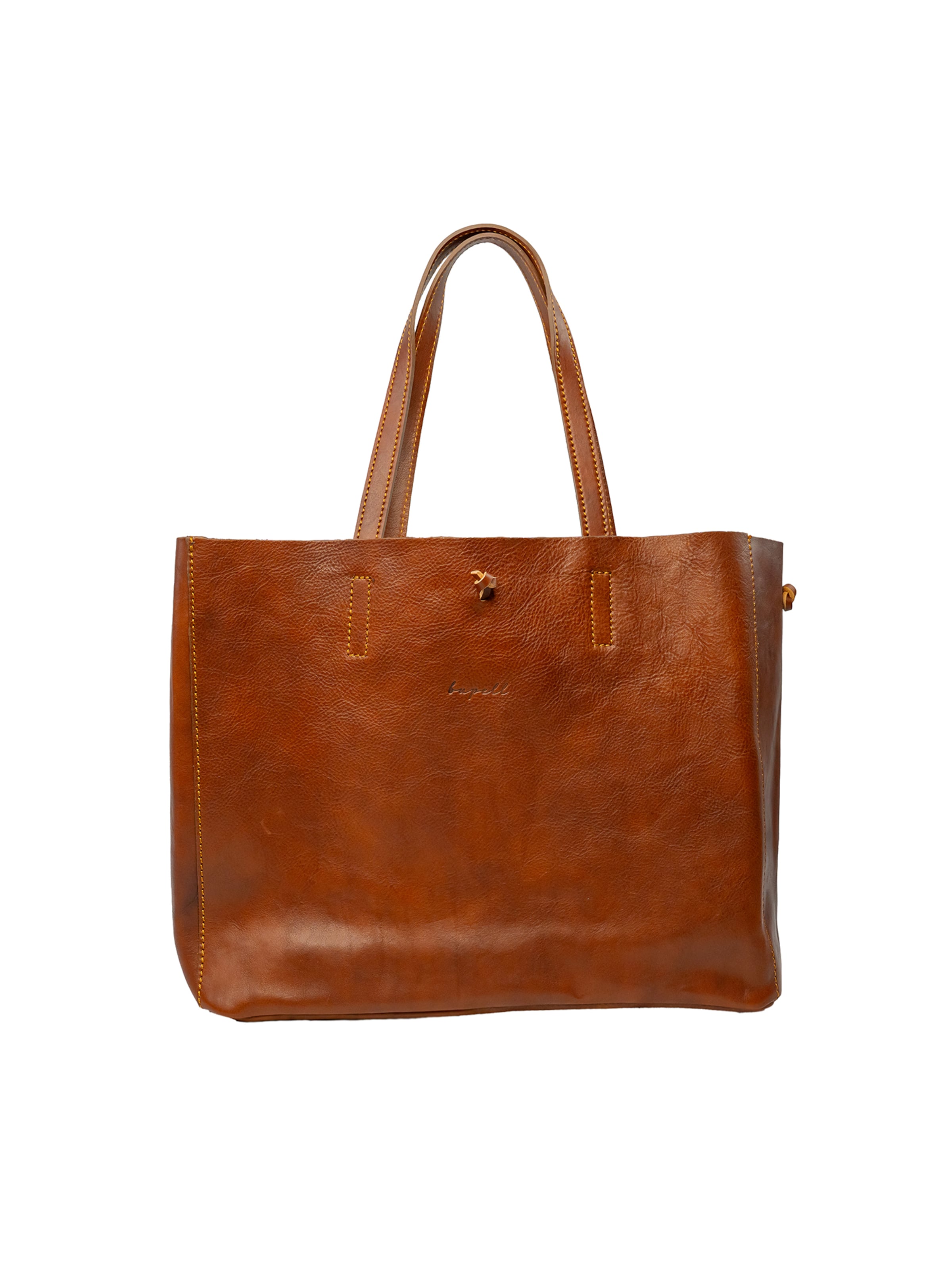 bupell Shoulder Bag 'Aurelia' in Brown: front
