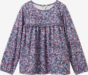 TOM TAILOR Blouse in Blauw: voorkant