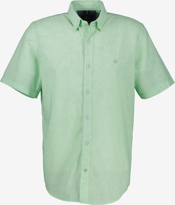 LERROS Regular fit Overhemd in Groen: voorkant