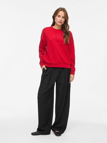 VILA Sweatshirt in Rood