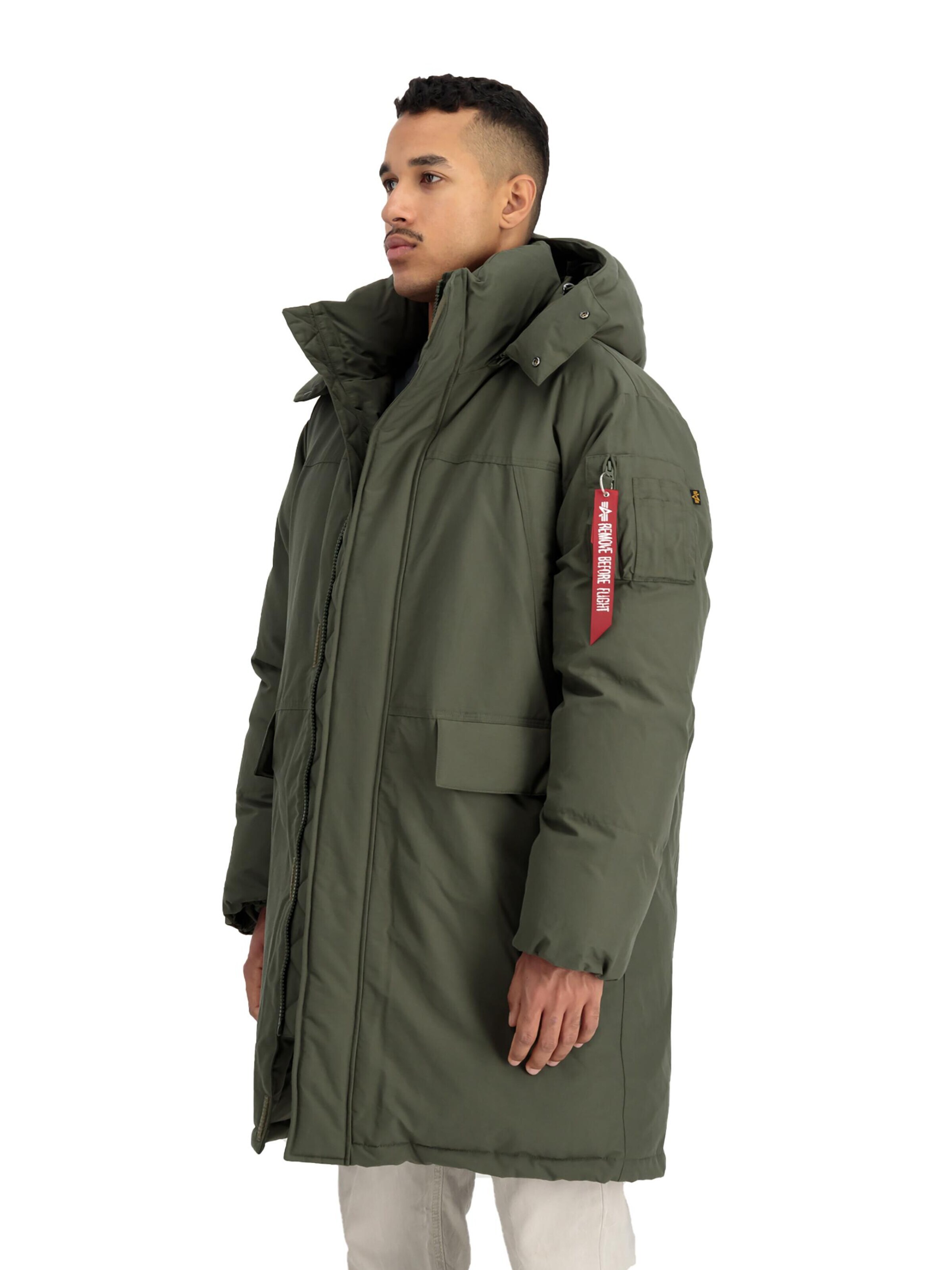 ALPHA INDUSTRIES Зимняя парка в Зеленый