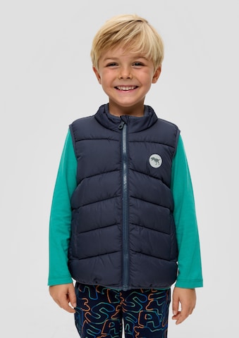 s.Oliver Vest in Blue: front