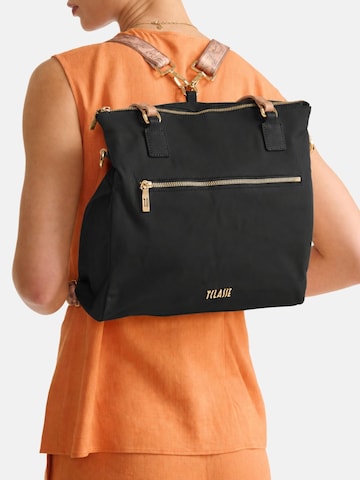 Alviero Martini - Shopper 'alviero martini SHOPPER/ZAINO CON TRACOLLA BORSA' en negro: frente