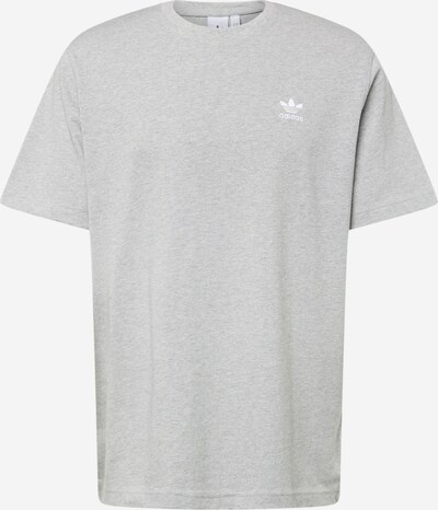 ADIDAS ORIGINALS T-Shirt 'Adicolor Classics Back+Front Trefoil Boxy' in hellgrau / weiß, Produktansicht