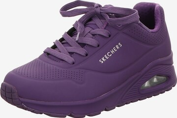 Baskets basses 'Uno Stand On' SKECHERS en violet : devant