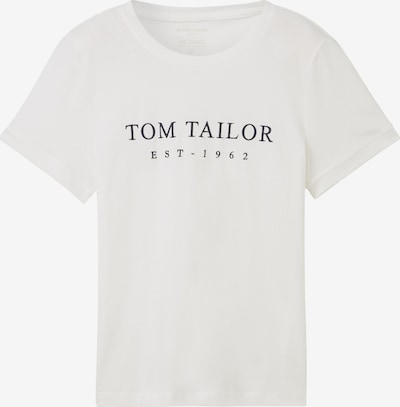 TOM TAILOR Camiseta en azul noche / blanco, Vista del producto