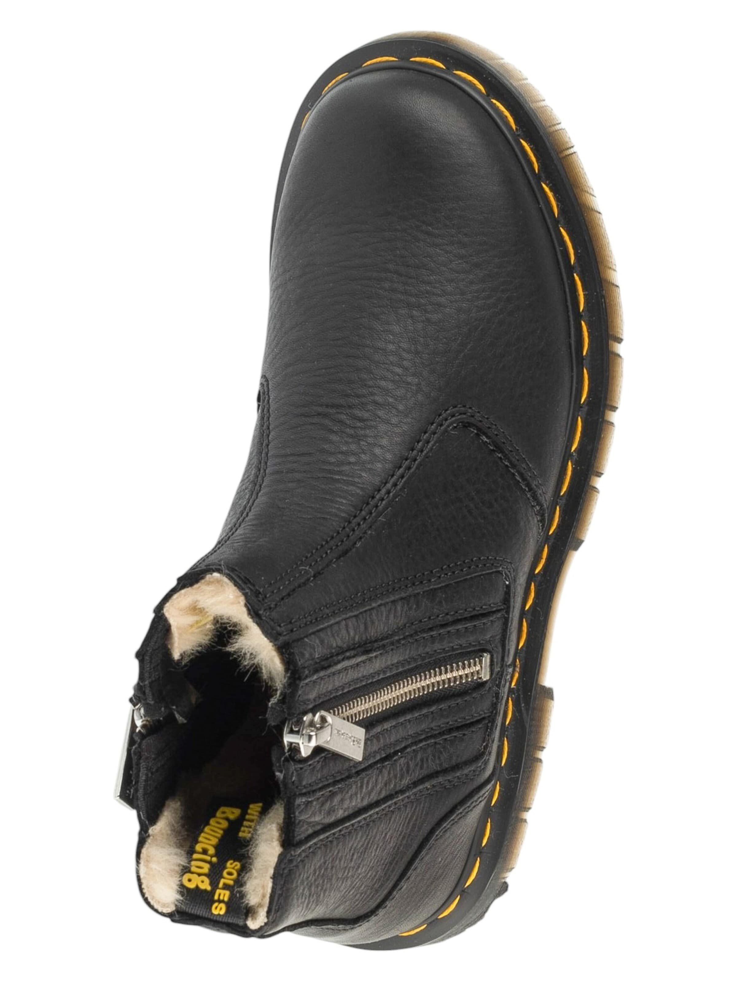 Dr. Martens Enkellaarsje 'Dr. Martens 2976 Alyson w Zips Zip Up Chelsea Boot' in Zwart
