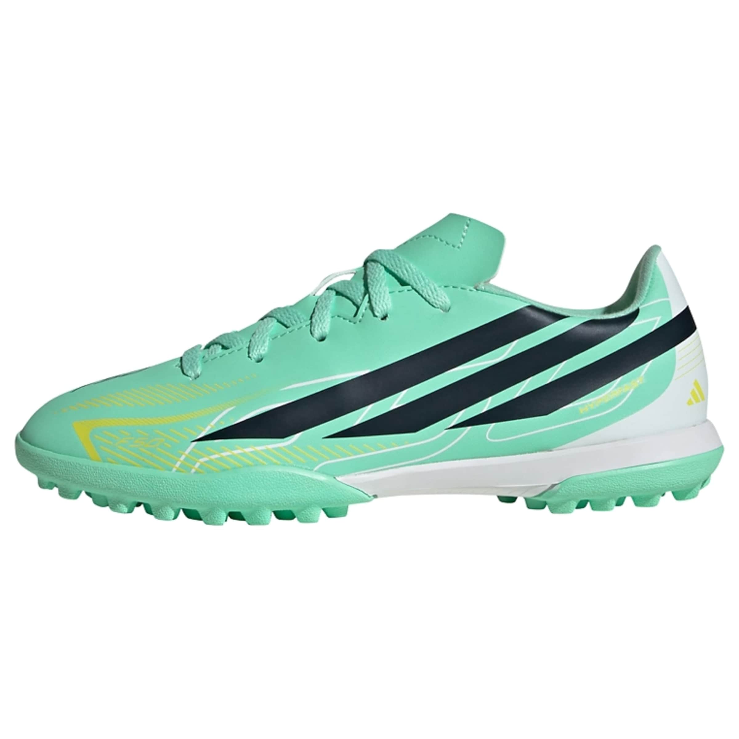 ADIDAS PERFORMANCE Sportovní boty 'F50 Hyperfast Club' – zelená: přední strana