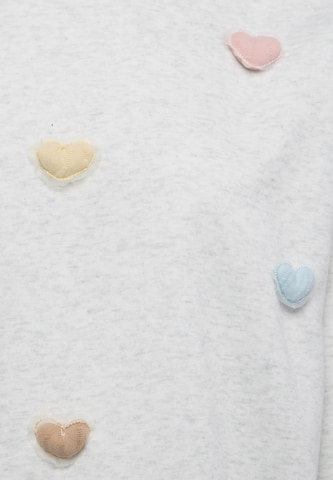 MYMO Sweatshirt 'Pop' in Grau