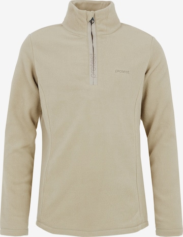 PROTEST Sportsweatshirt 'MUTEY JR' in Braun: Vorderseite