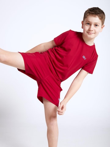 SPORTKIND Regular Sporthose 'Shorts regular'‌‌‌ in Rot