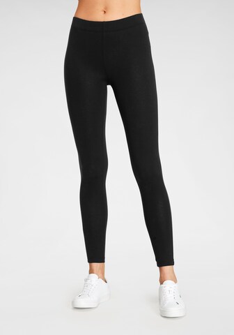 FLASHLIGHTS Skinny Leggings in Black: front