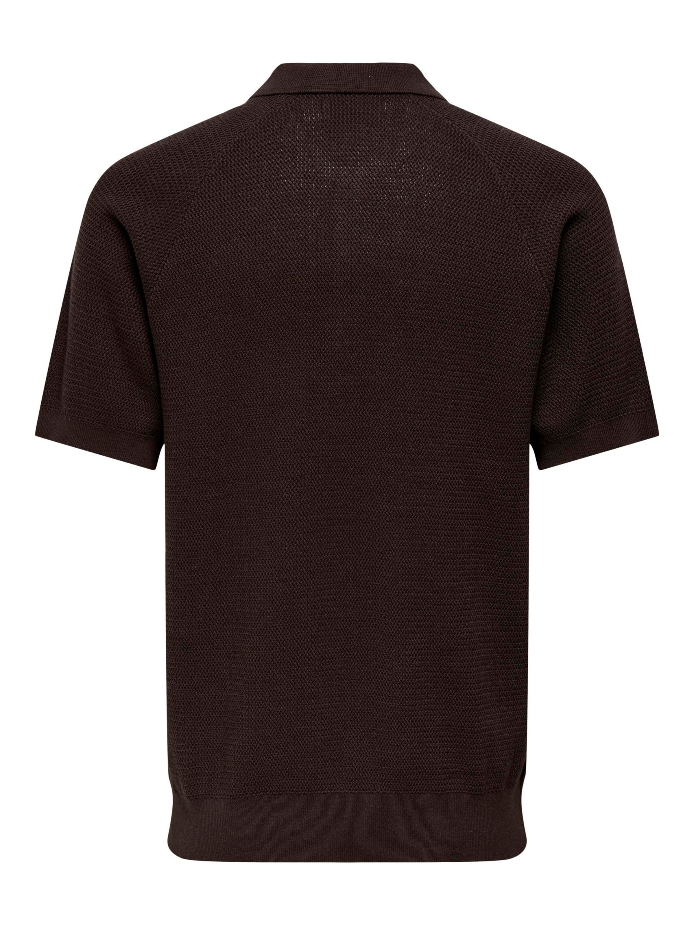 Only & Sons Shirt 'James' in Braun