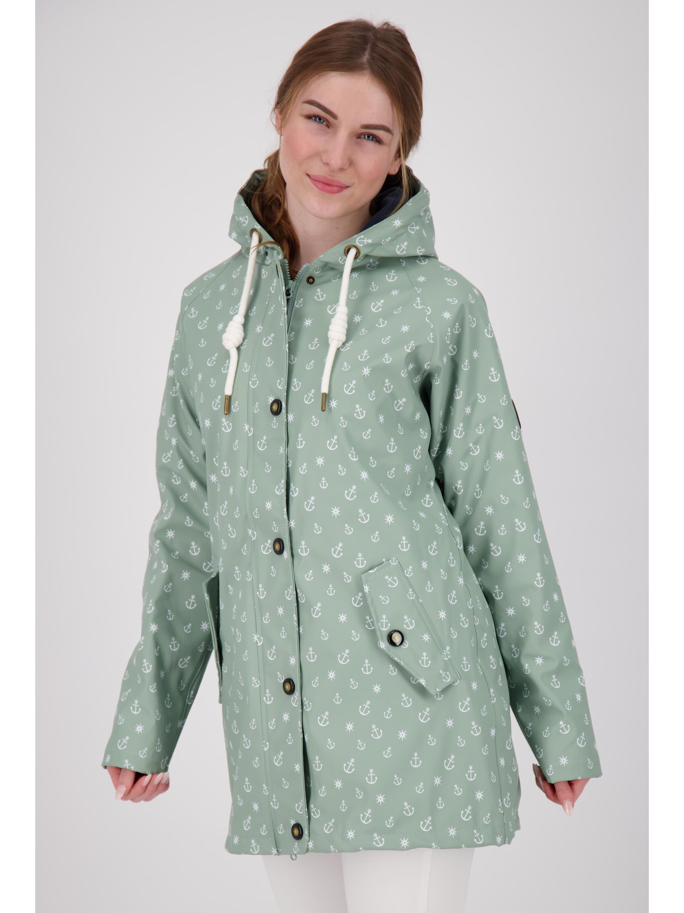 ankerglut Outdoor jacket 'Friesennerz ANKERGLUTWOLKE WMN' in Grey