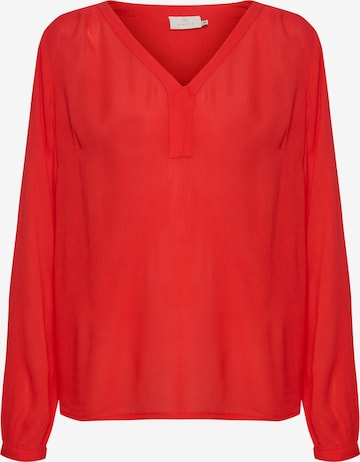 Kaffe Blouse in Rood: voorkant