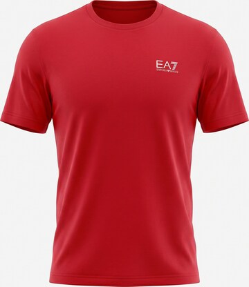 Maglietta 'T-shirt EA7 da Uomo - nero 8NPT250208 NEROORO' di EA7 Emporio Armani in rosso: frontale
