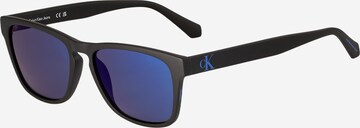 Ochelari de soare de la Calvin Klein Jeans pe negru: față