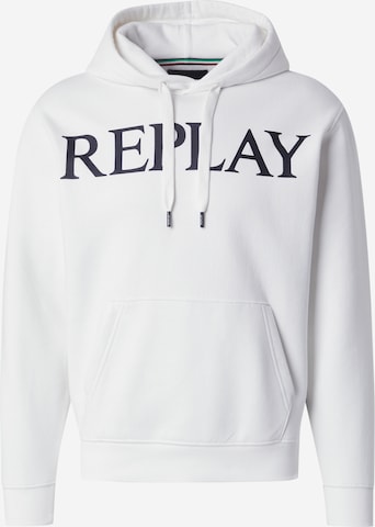 REPLAY Collegepaita värissä valkoinen: etupuoli