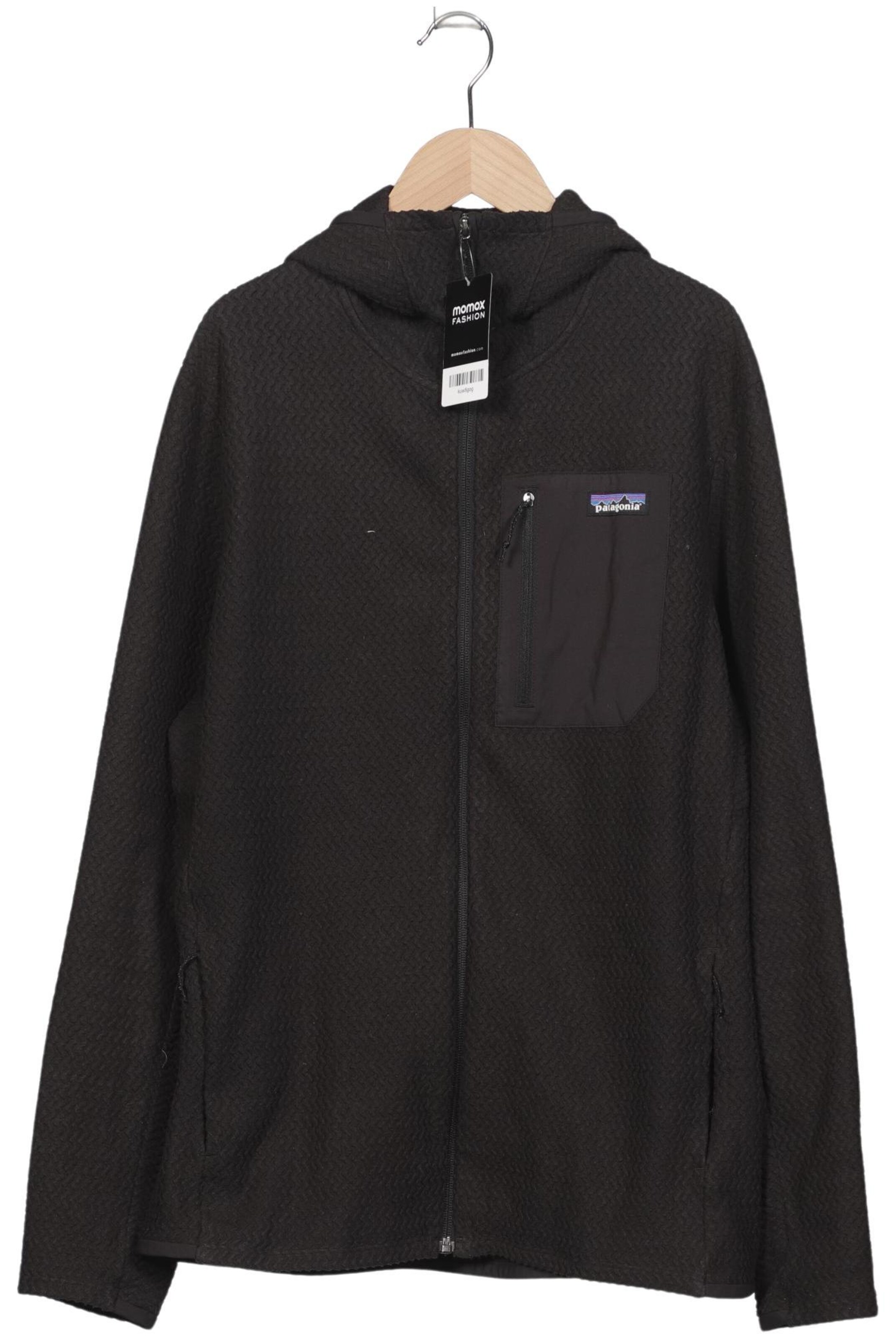 PATAGONIA Sweatshirt & Zip-Up Hoodie in L in Black: front