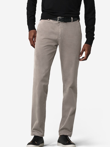 MEYER Regular Chino 'Rio 2-7617' in Bruin: voorkant