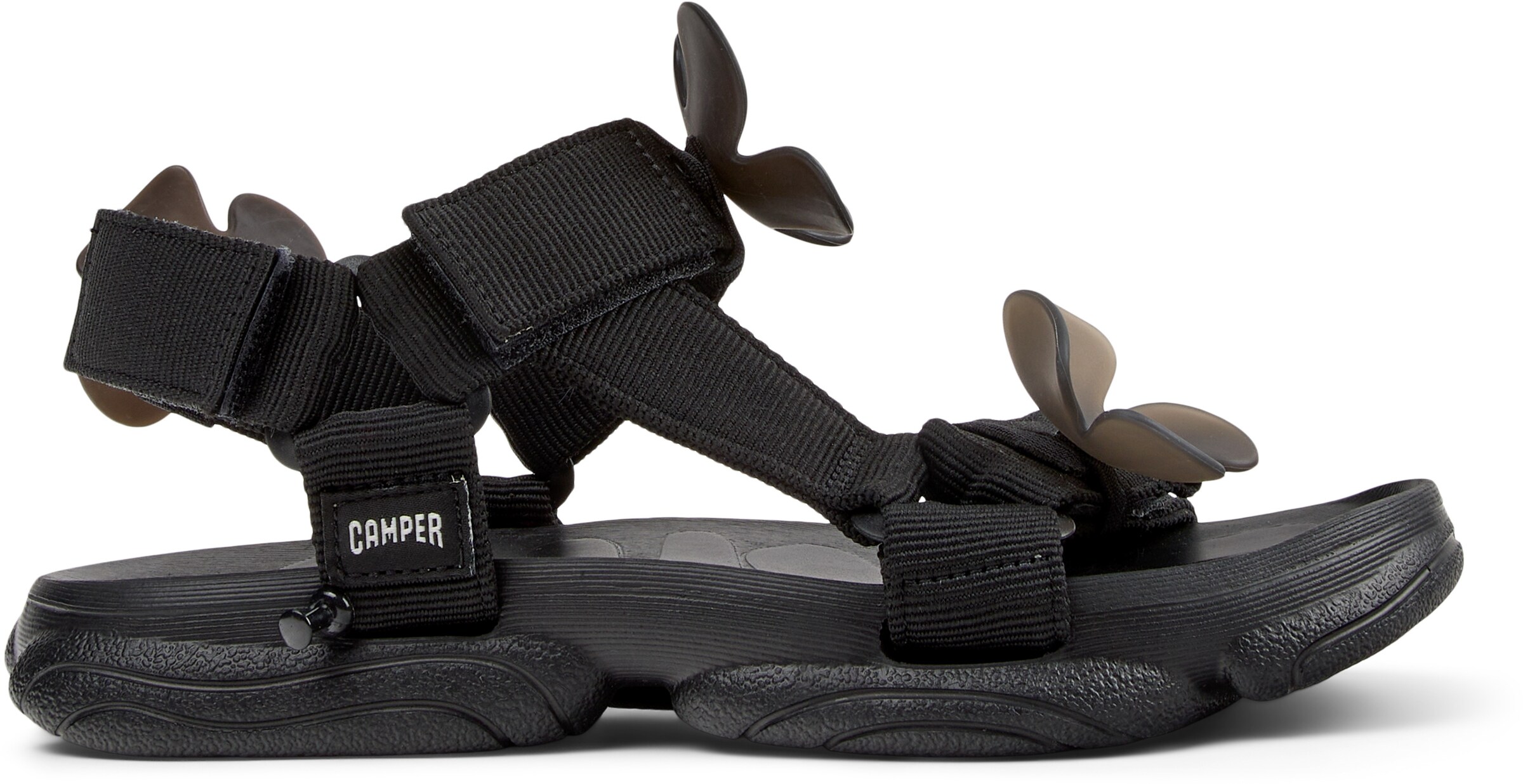 CAMPER Sandalen met riem 'Karst' in Zwart