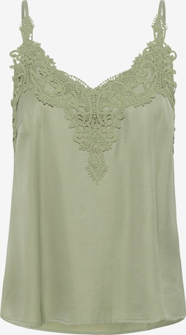 Cream Τοπ 'Anna' σε πράσινο: μπροστά