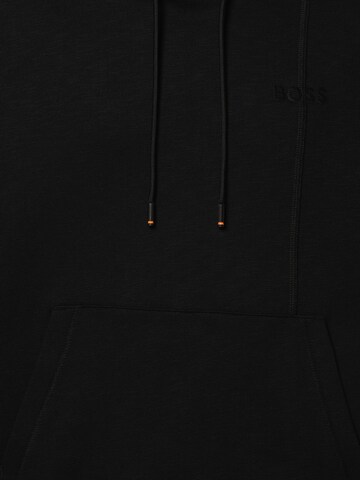 BOSS Sweatshirt 'We_Patchwork' in Schwarz