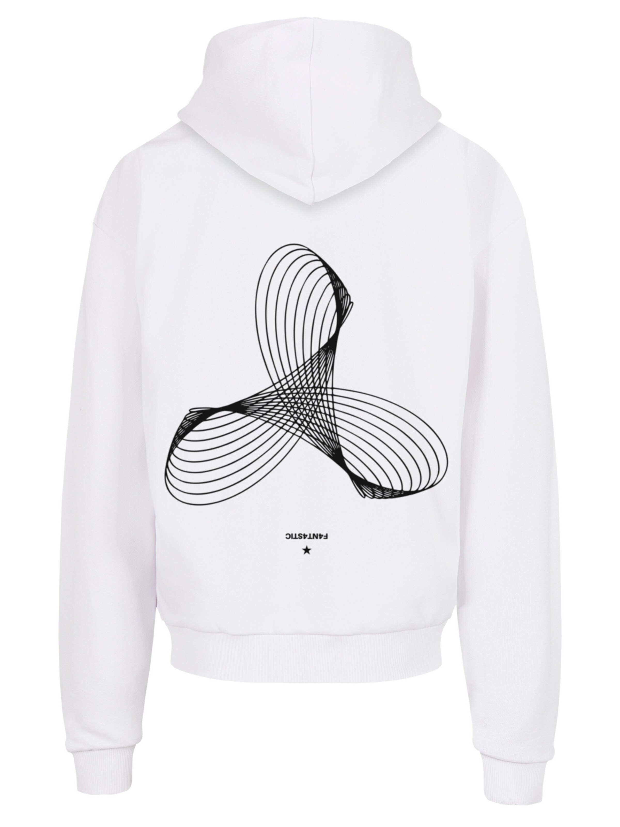 F4NT4STIC Sweatshirt &#x27;Geometrics&#x27; in Wit