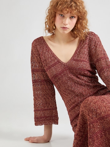 SCOTCH & SODA Knit dress in Brown