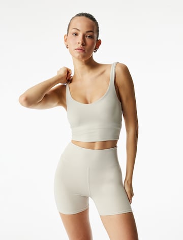 Koton Bralette Top in Grey: front