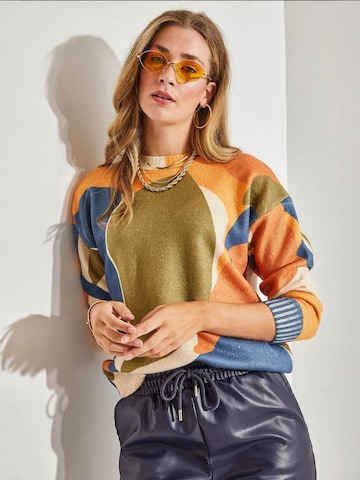 Bianco Lucci Pulover 'Pullover' | mešane barve barva