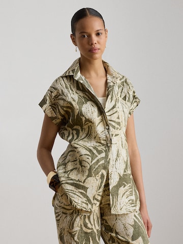 Lauren Ralph Lauren Blus i grön: framsida