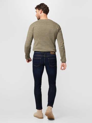 Goldgarn Slimfit Jeans i blå